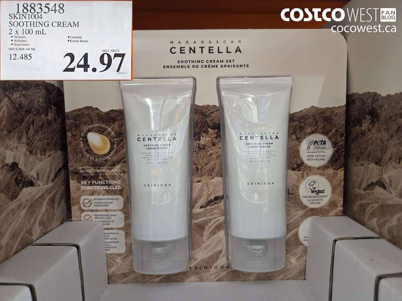 SKIN1004 SOOTHING CREAM 2 X 100 ML