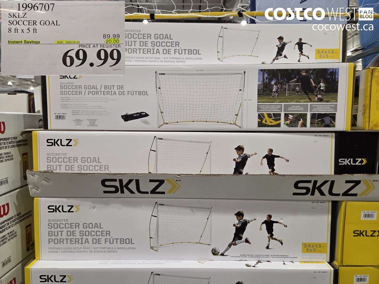 SKLZ SOCCER GOAL 8 FT X 5 FT