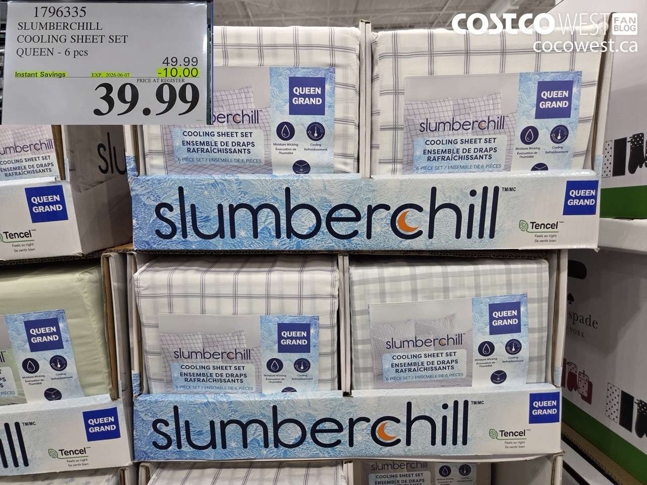 SLUMBERCHILL COOLING SHEET SET QUEEN - 6 PCS
