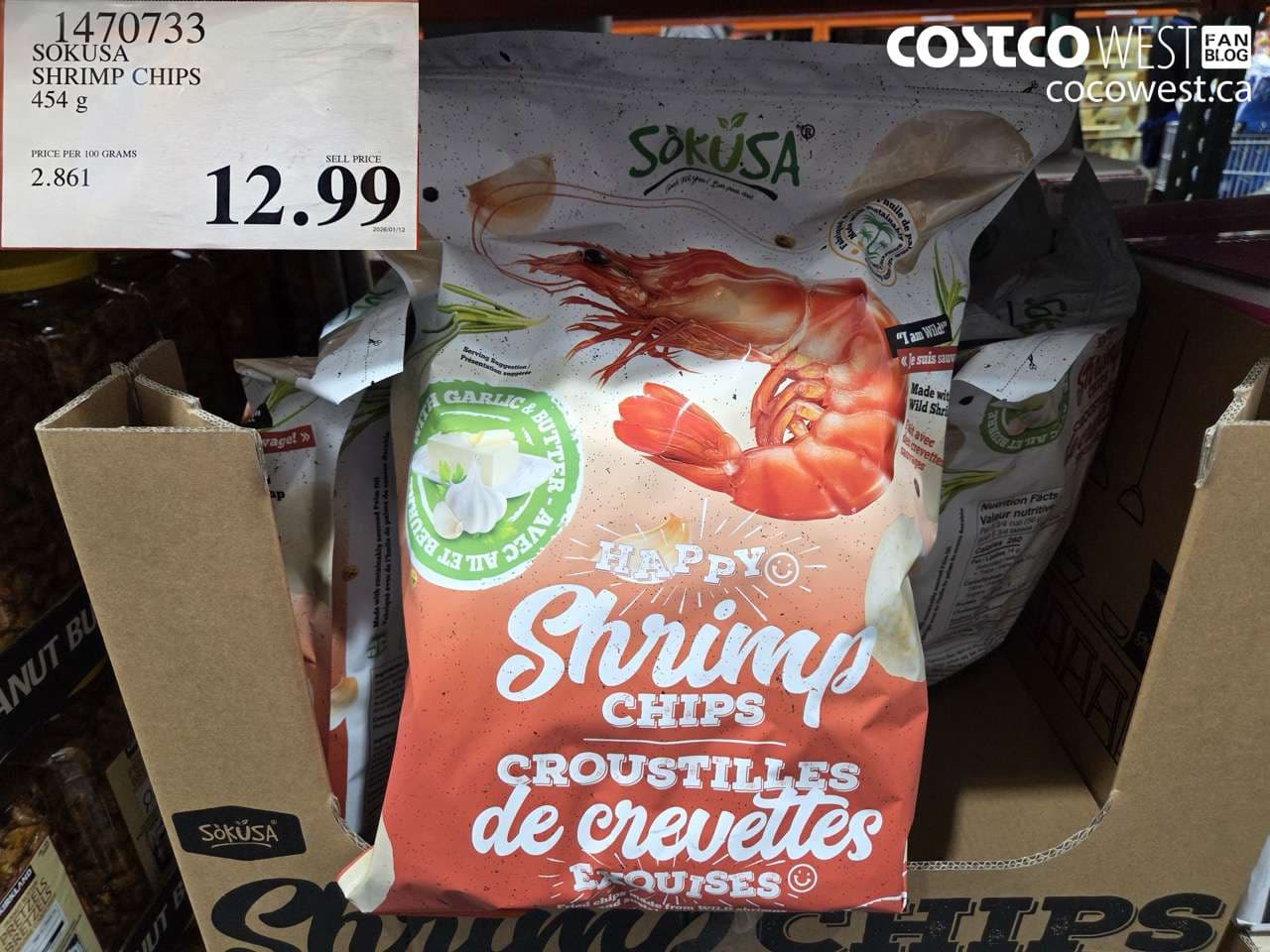 SOKUSA SHRIMP CHIPS 454 G