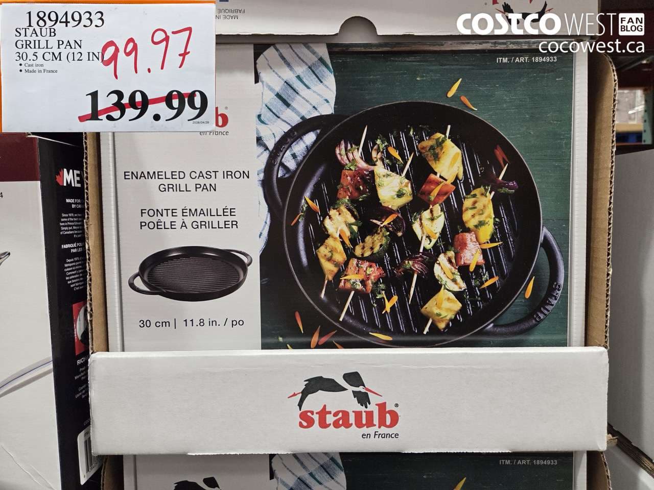 STAUB GRILL PAN 30.5 CM (12 IN)