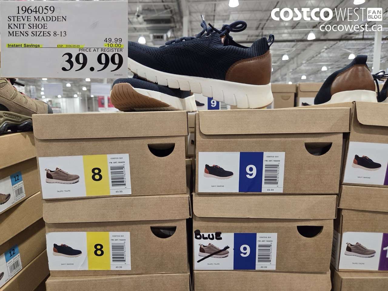 STEVE MADDEN KNIT SHOE MENS SIZES 8-13