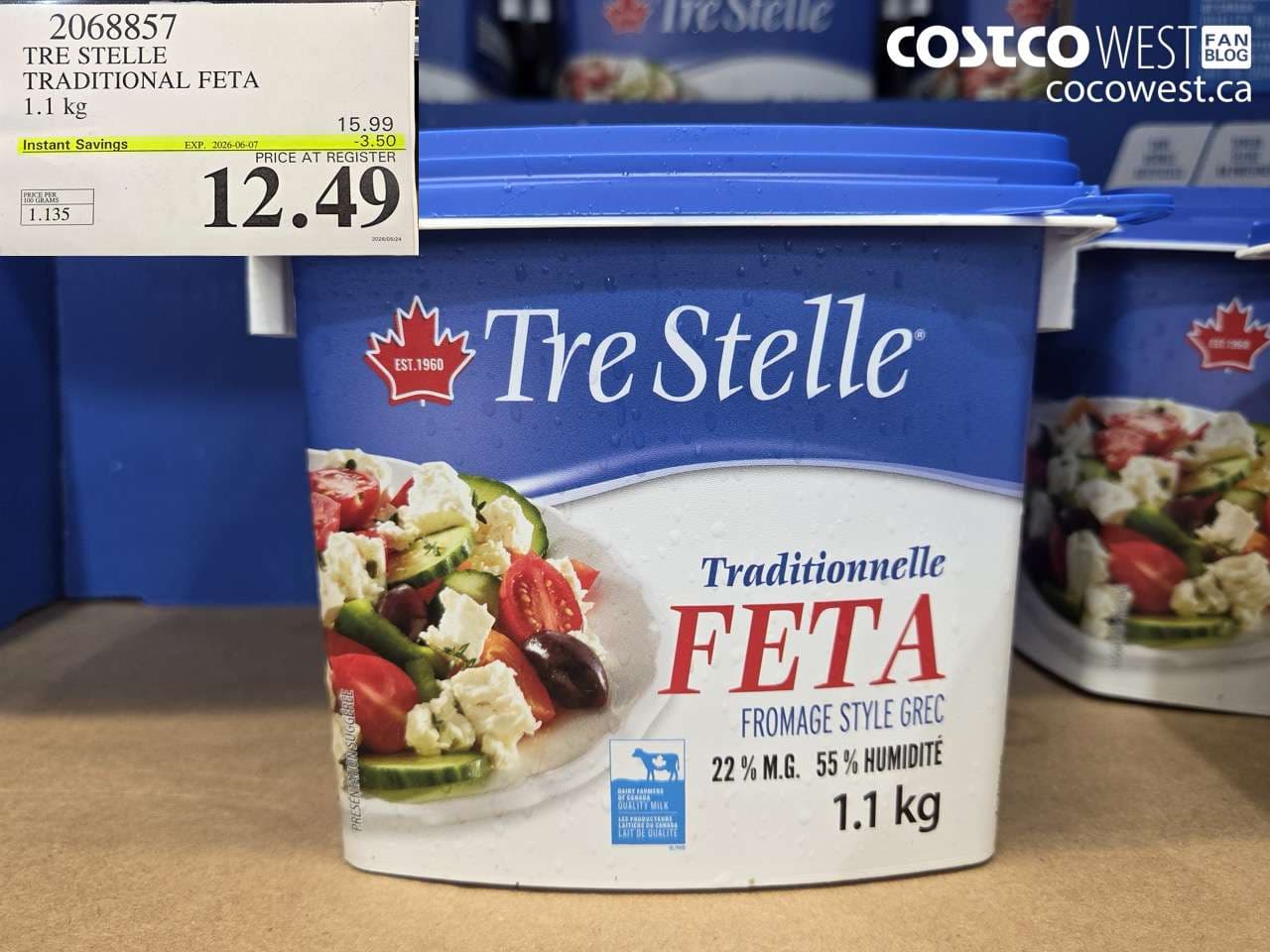TRE STELLE TRADITIONAL FETA 1.1 KG