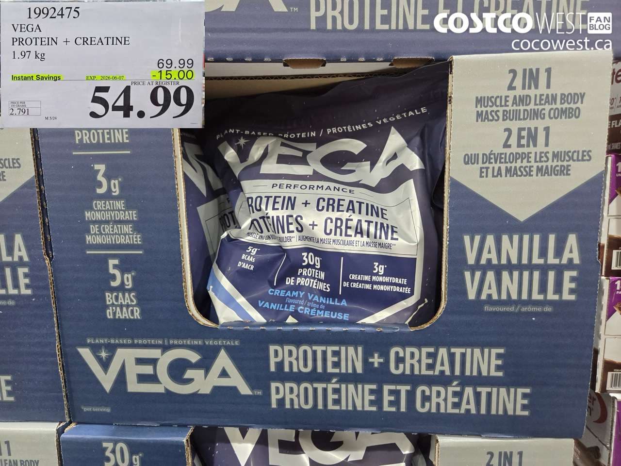 VEGA PROTEIN + CREATINE 1.97 KG