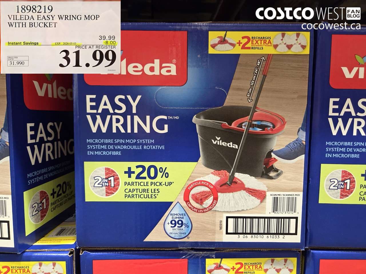 VILEDA EASY WRING MOP WITH BUCKET