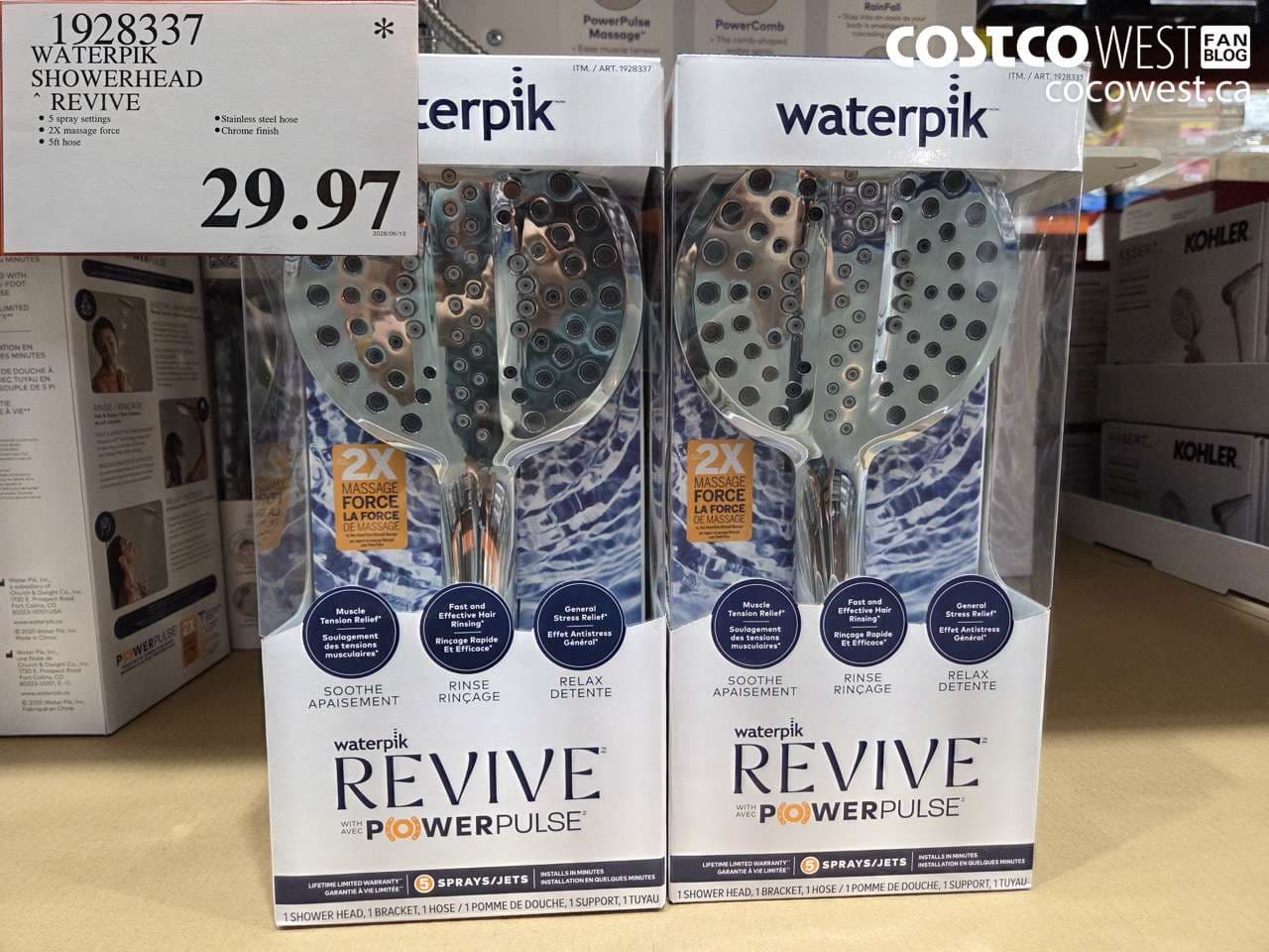waterpik showerhead revive