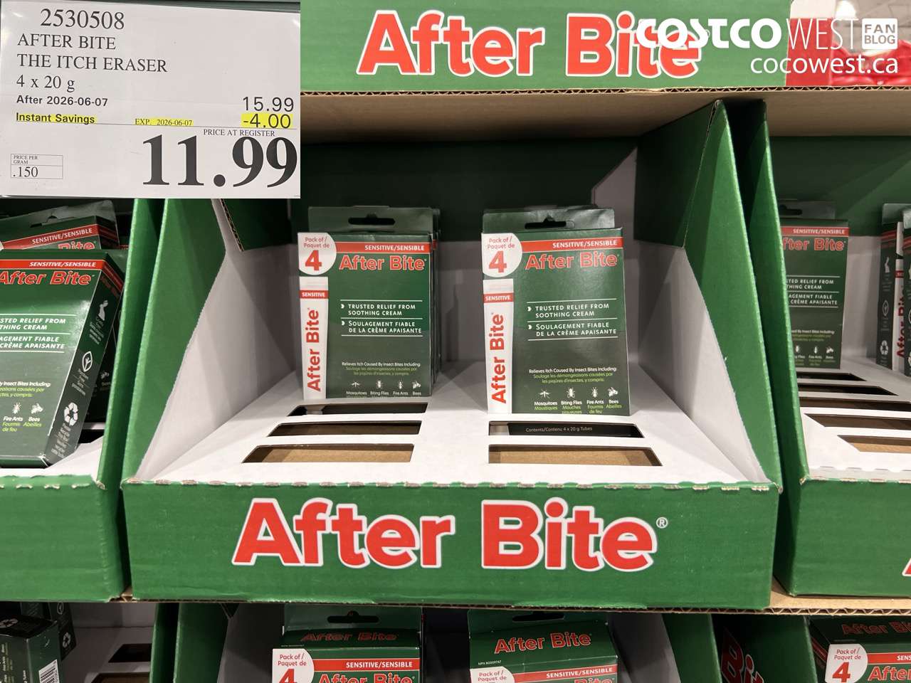 after bite the itch eraser 4 x 20 g