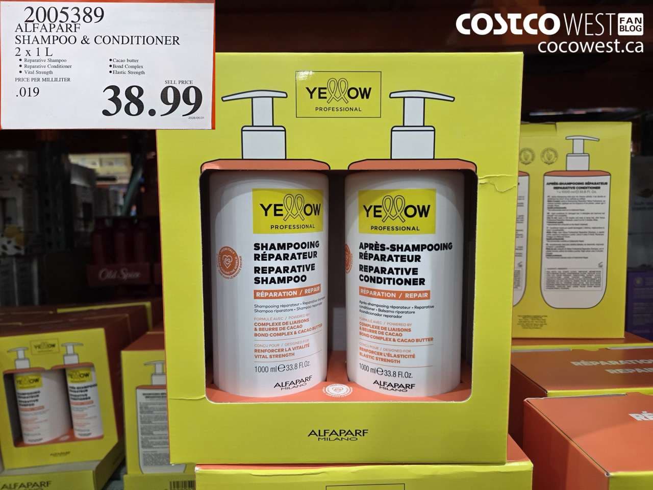 ALFAPARF SHAMPOO & CONDITIONER 2 X 1 L