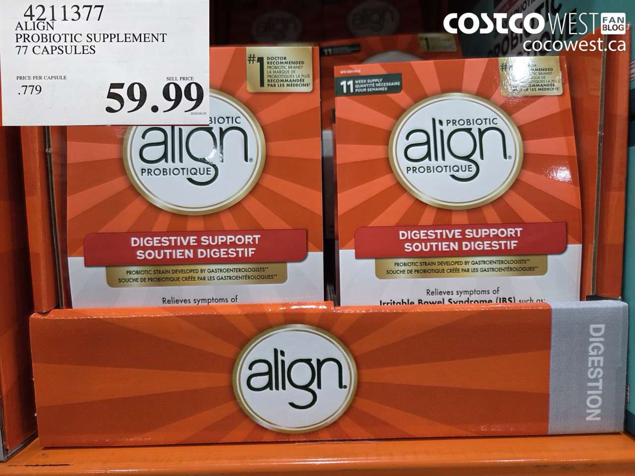 align probiotic supplement 77 capsules