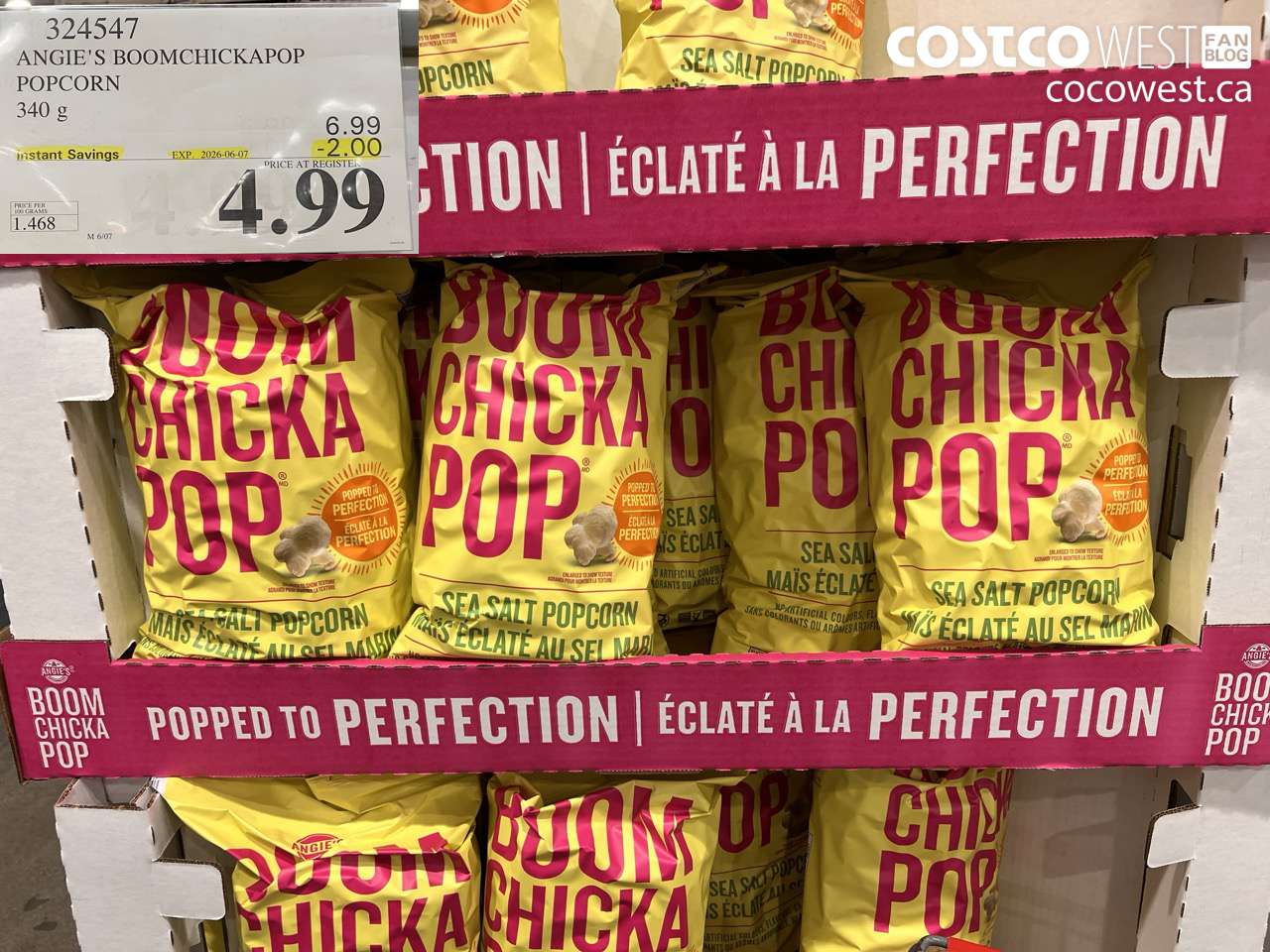 angies boomchickapop popcorn 340 g