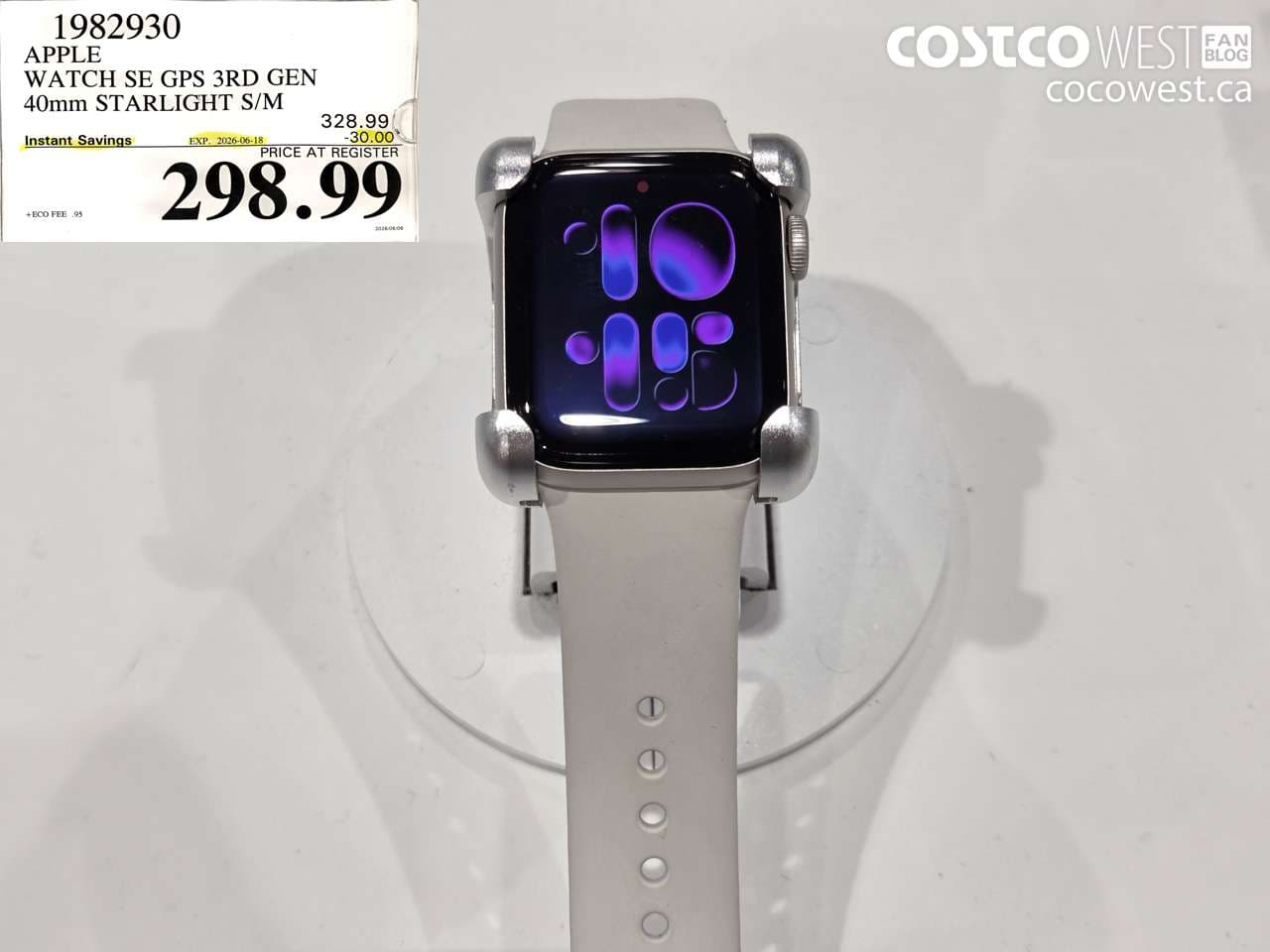 apple watch se gps 3rd gen 40mm starlight sm