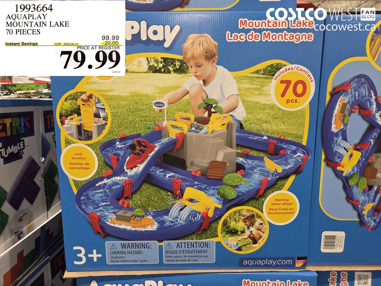 aquaplay mountain lake 70 pieces