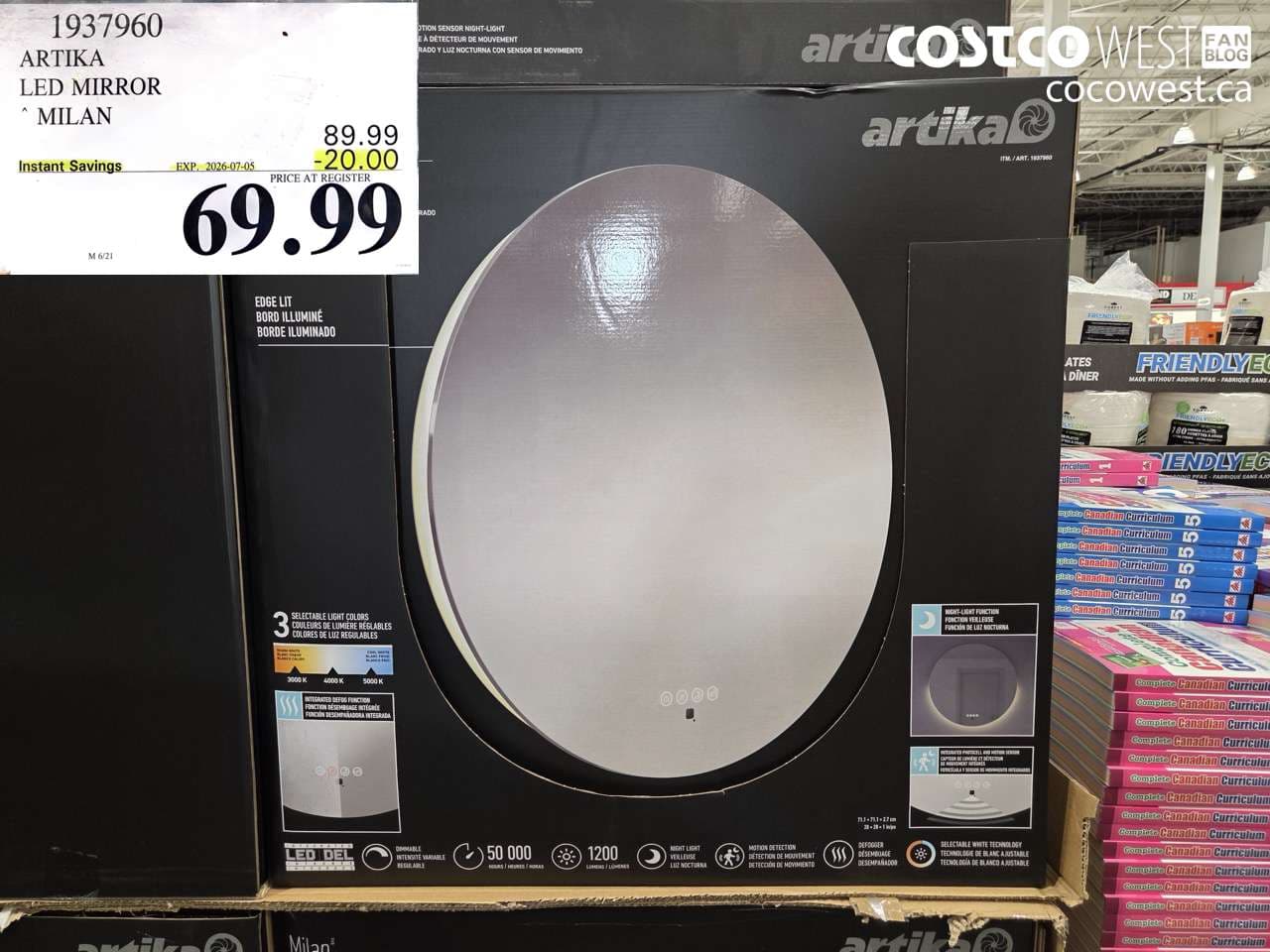 ARTIKA LED MIRROR MILAN