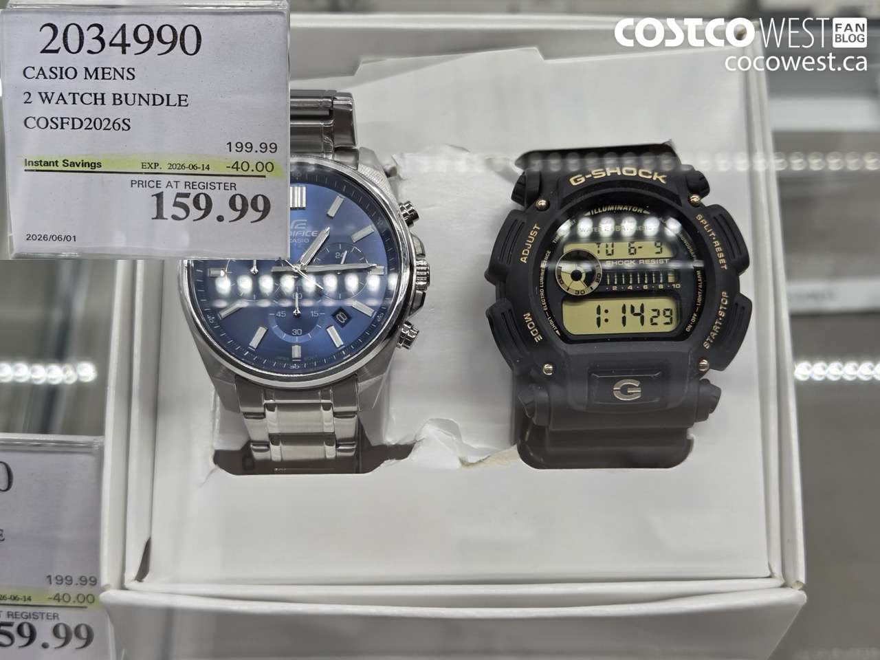 casio mens 2 watch bundle cosfd2026s