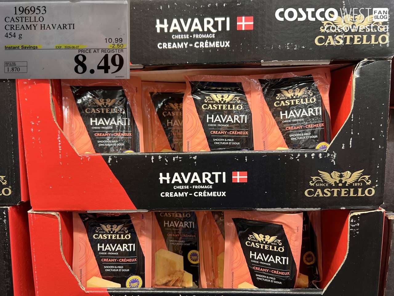 CASTELLO CREAMY HAVARTI 454 G