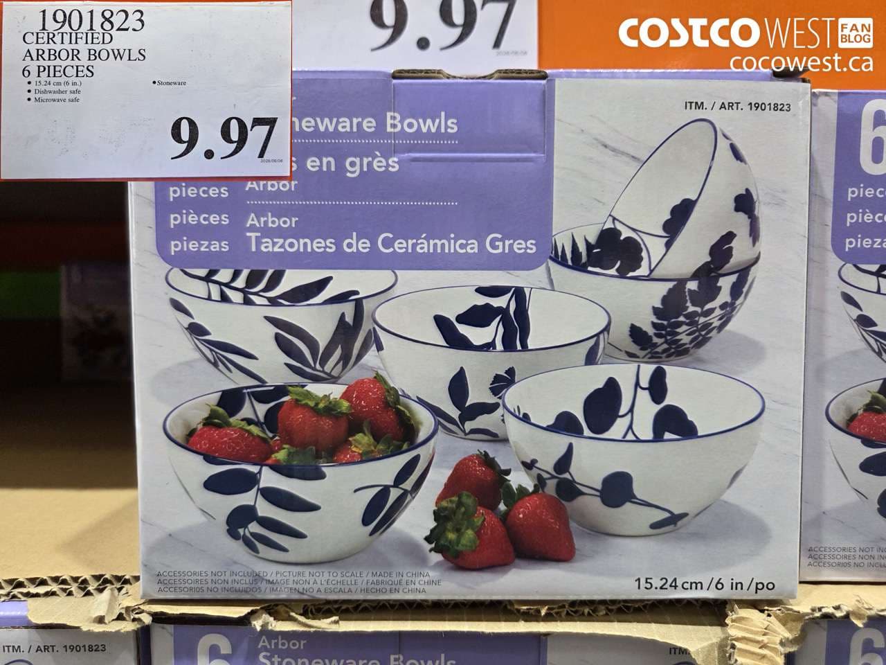 certified arbor bowls 6 pieces
