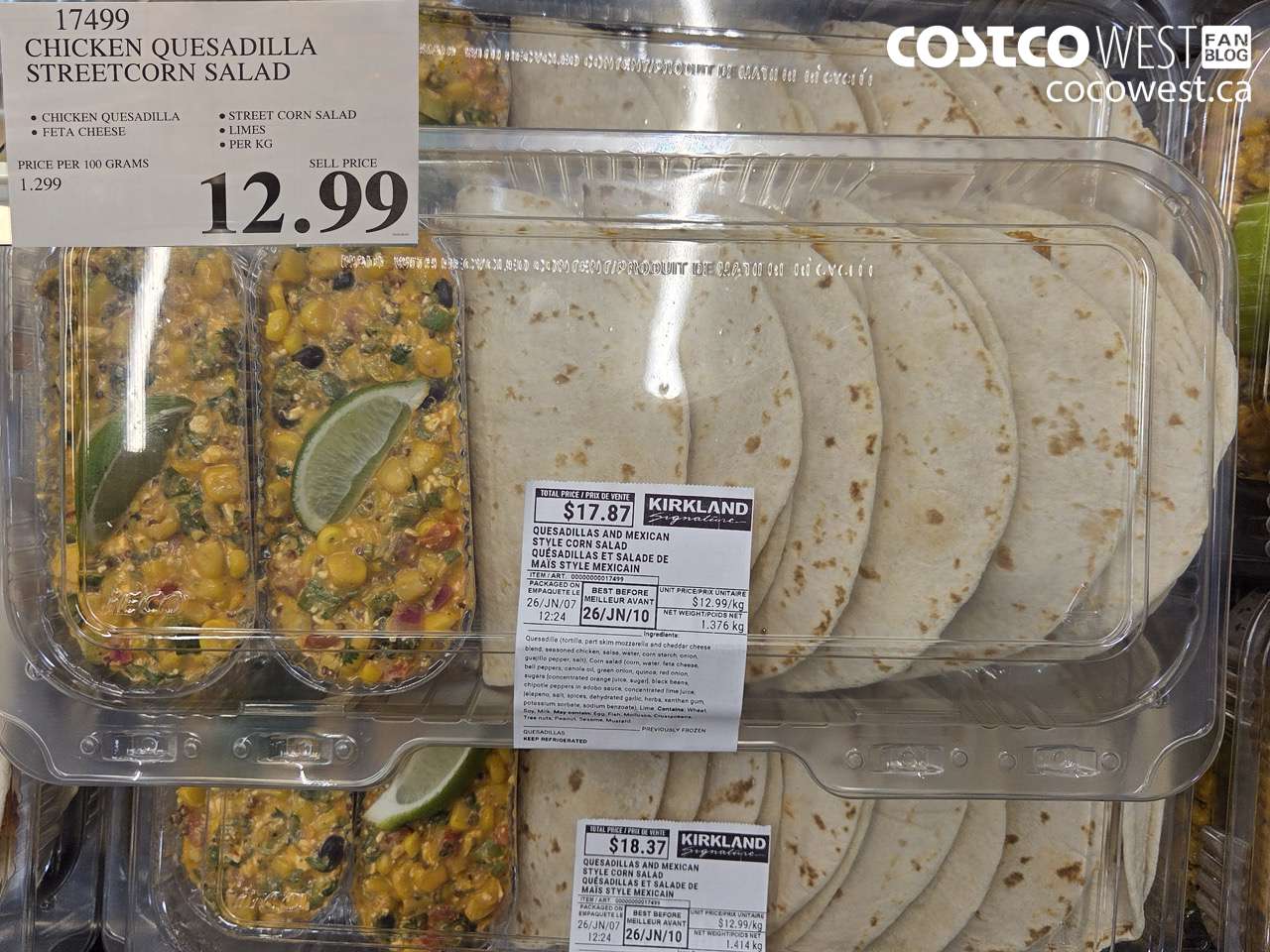 CHICKEN QUESADILLA STREETCORN SALAD