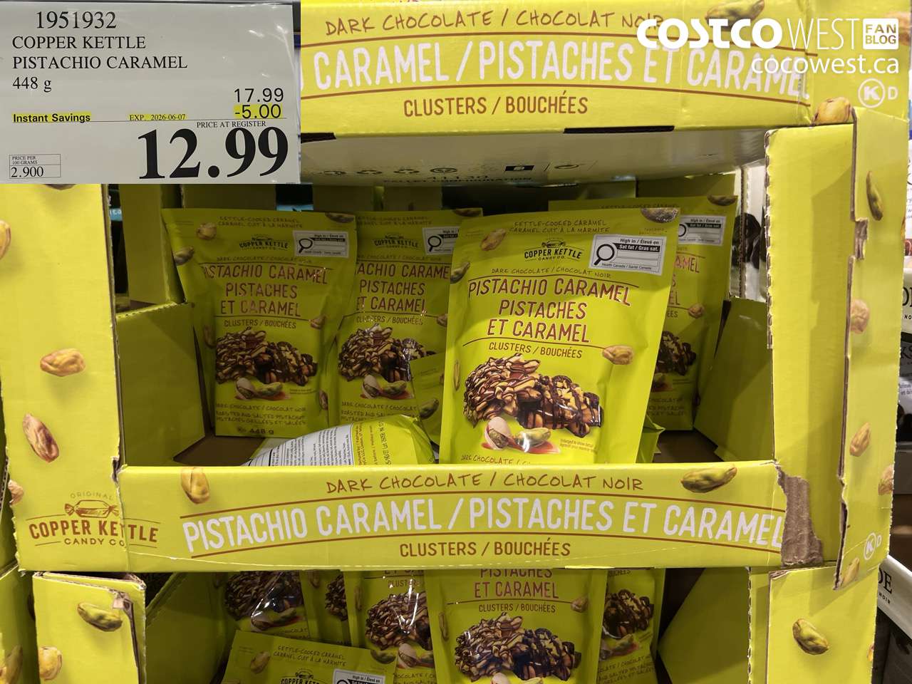 copper kettle pistachio caramel 448 g