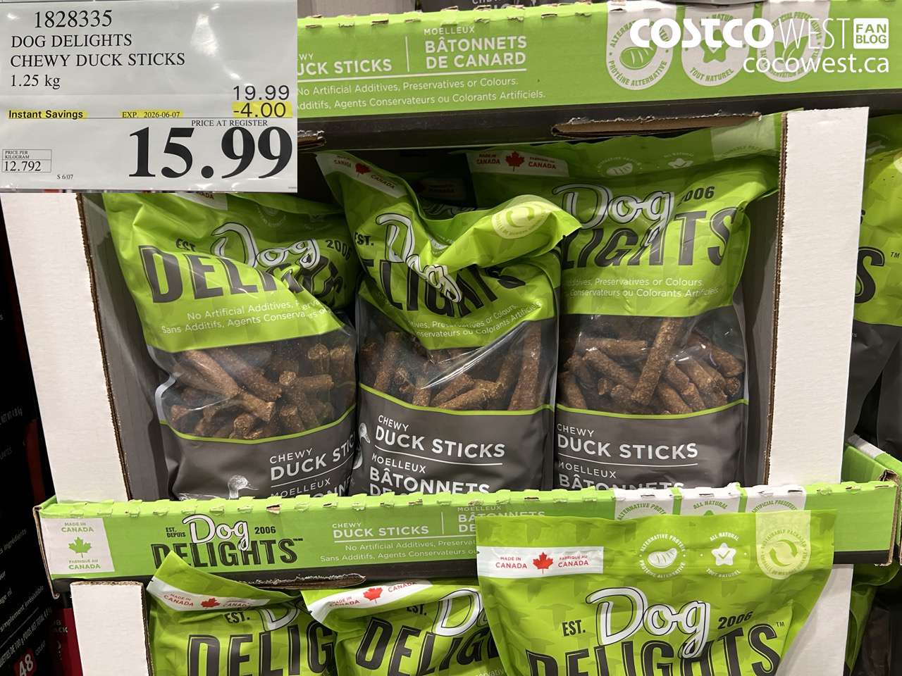 dog delights chewy duck sticks 125 kg