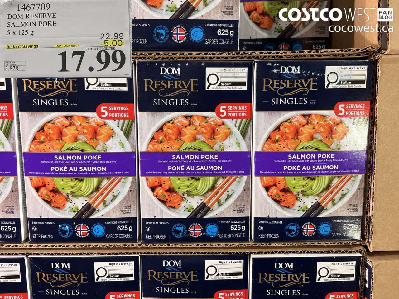 DOM RESERVE SALMON POKE 5 X 125 G