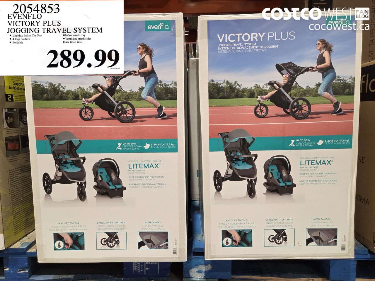evenflo victory plus jogging travel system
