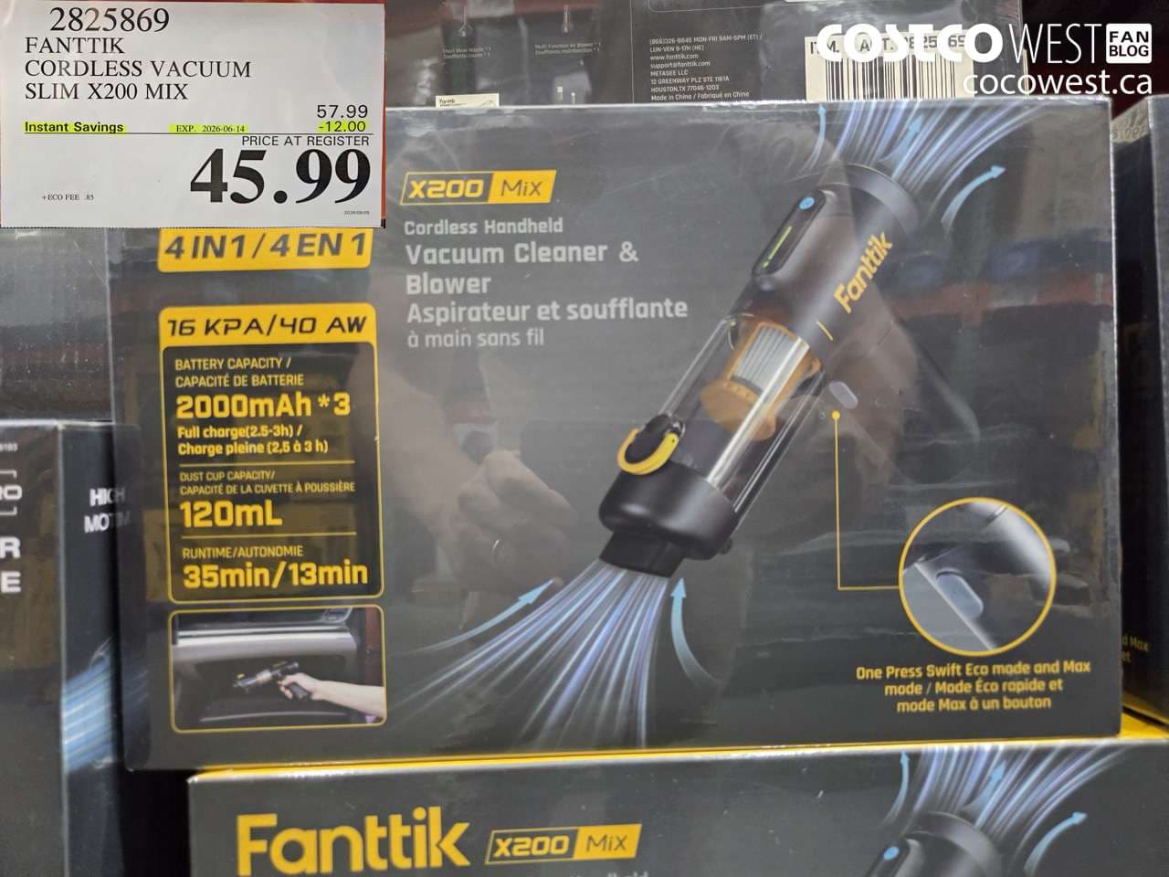 fanttik cordless vacuum slim x200 mix