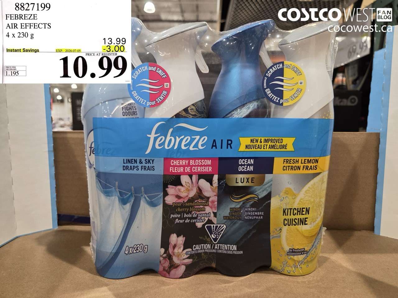 febreze air effects 4 x 230 g