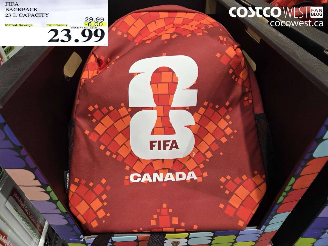 fifa backpack 23 l capacity