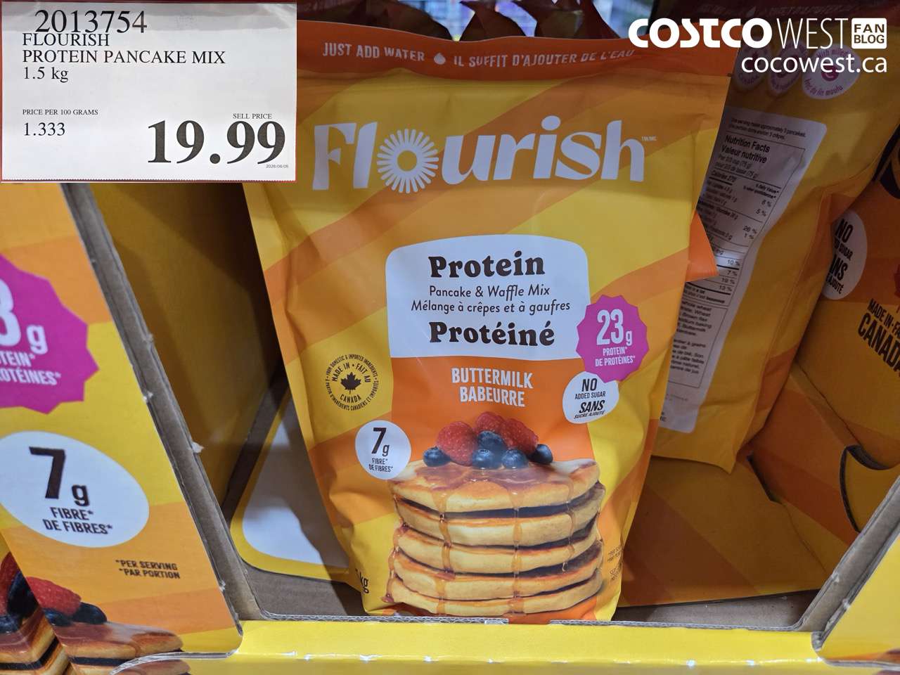 FLOURISH PROTEIN PANCAKE MIX 1.5 KG