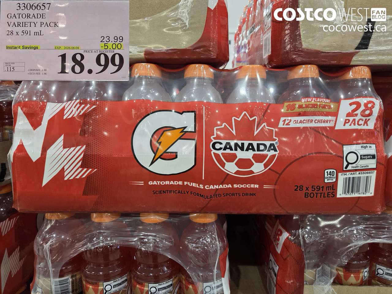 gatorade variety pack 28 x 591 ml
