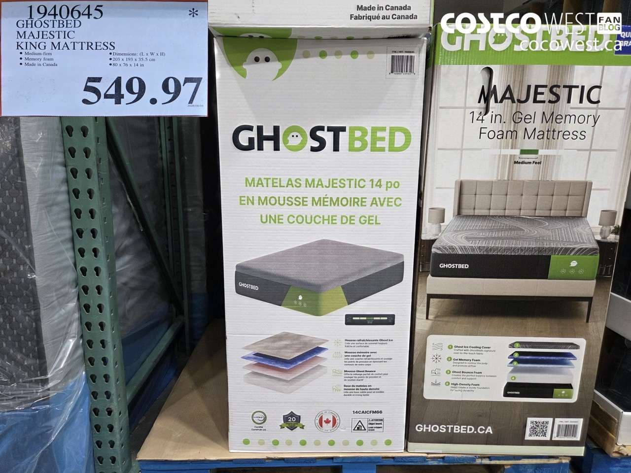 ghostbed majestic king mattress