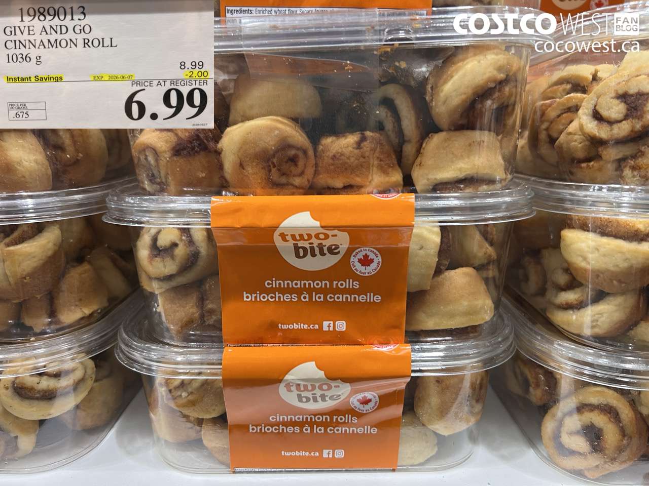 GIVE AND GO CINNAMON ROLL 1036 G