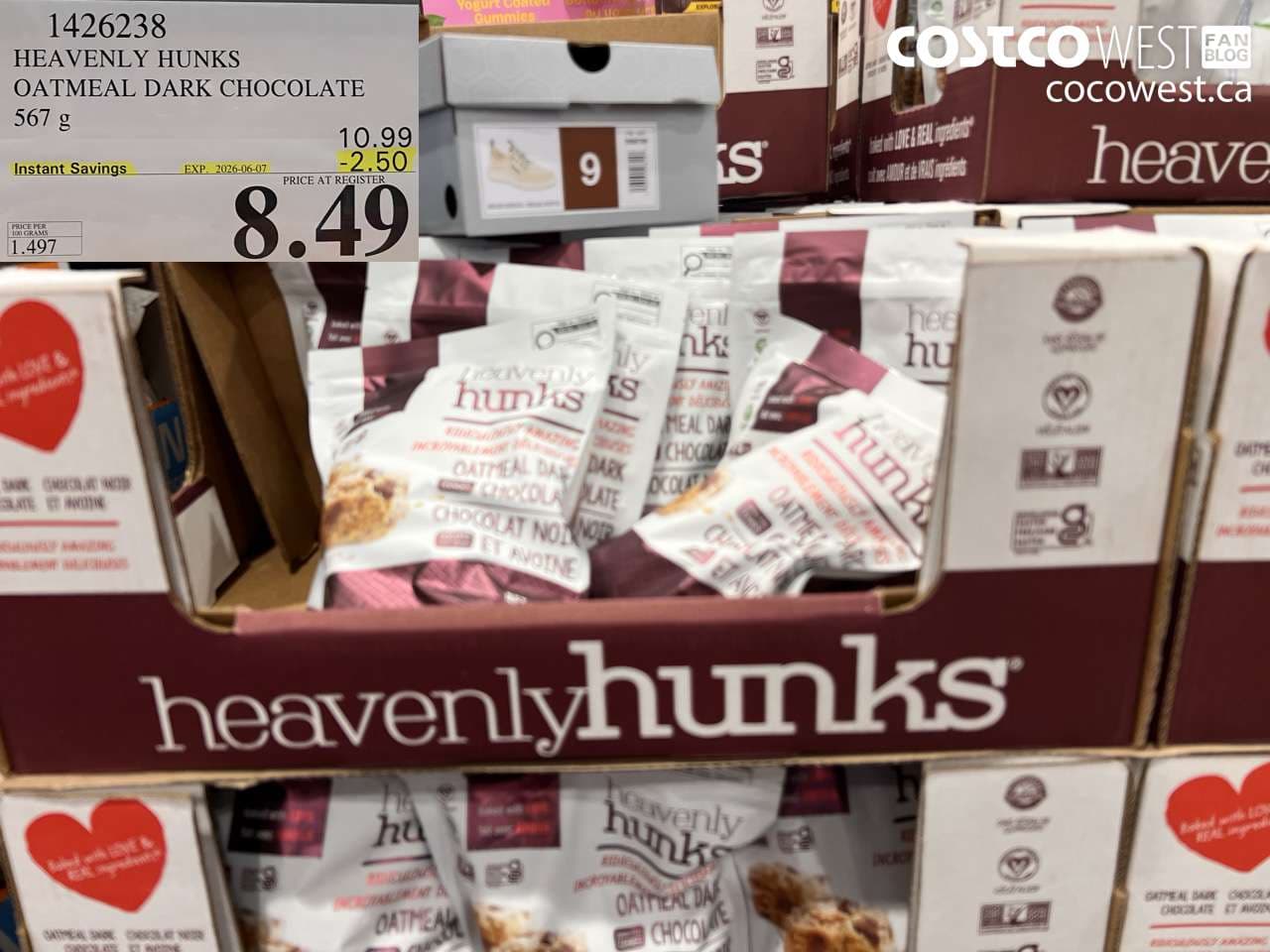 heavenly hunks oatmeal dark chocolate 567 g