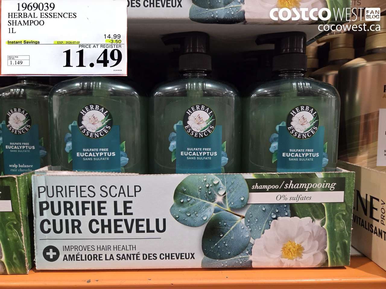 herbal essences shampoo 1l