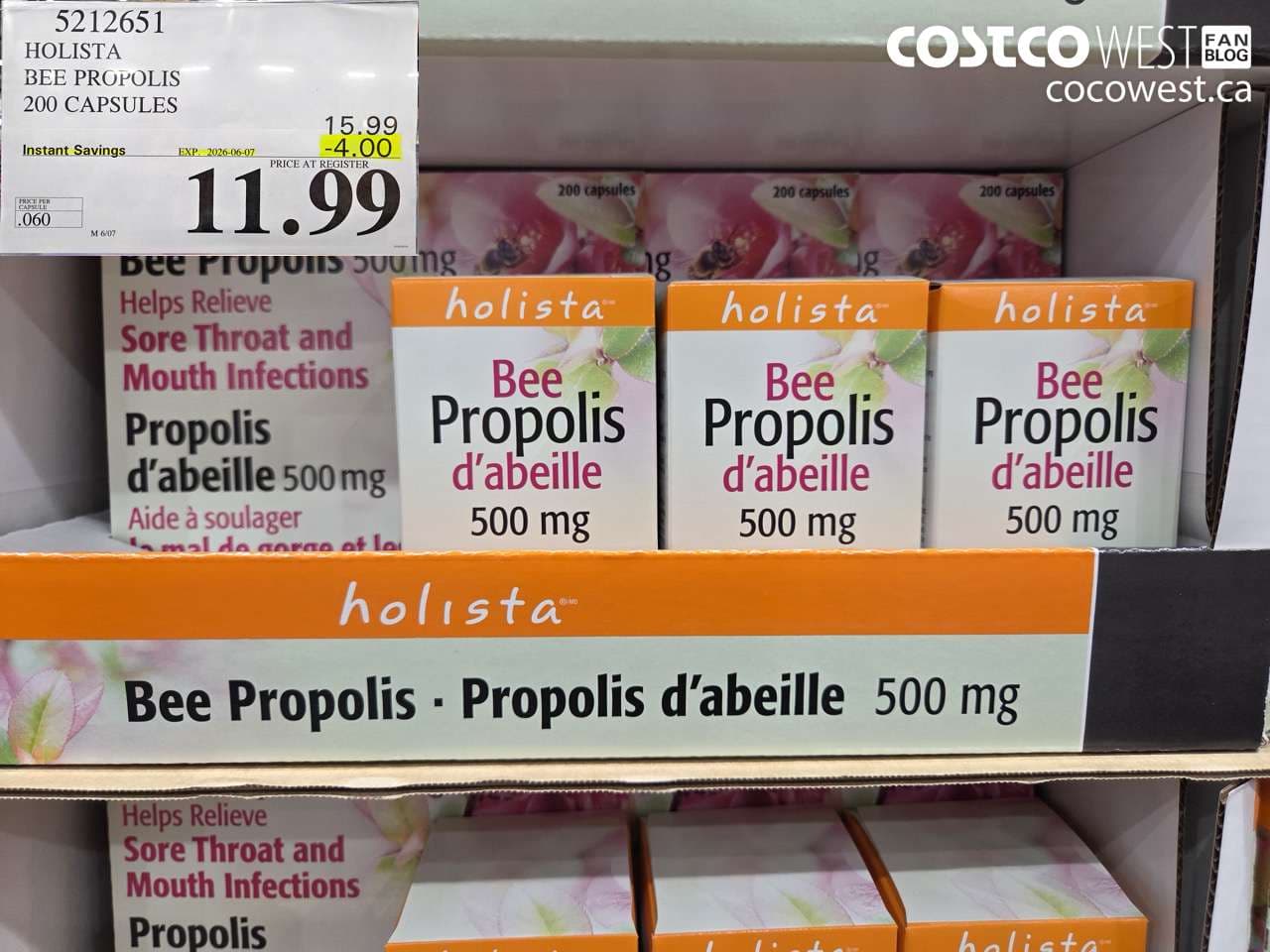 holista bee propolis 200 capsules