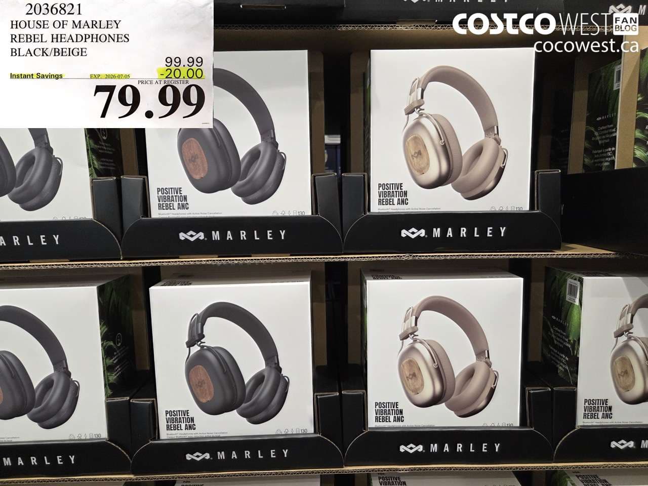 HOUSE OF MARLEY REBEL HEADPHONES BLACK/BEIGE