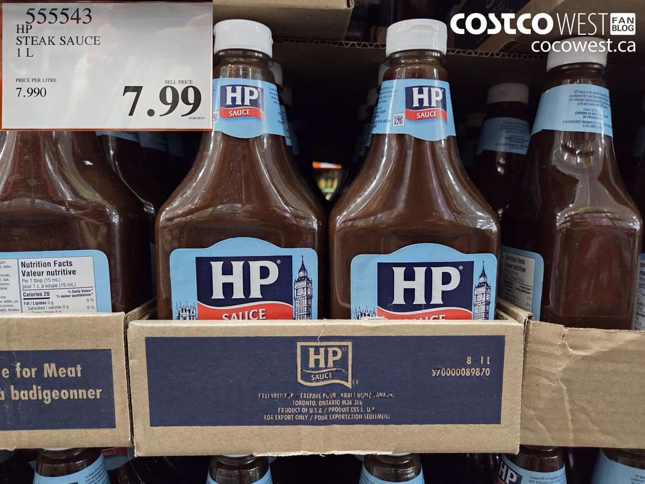 HP STEAK SAUCE 1 L