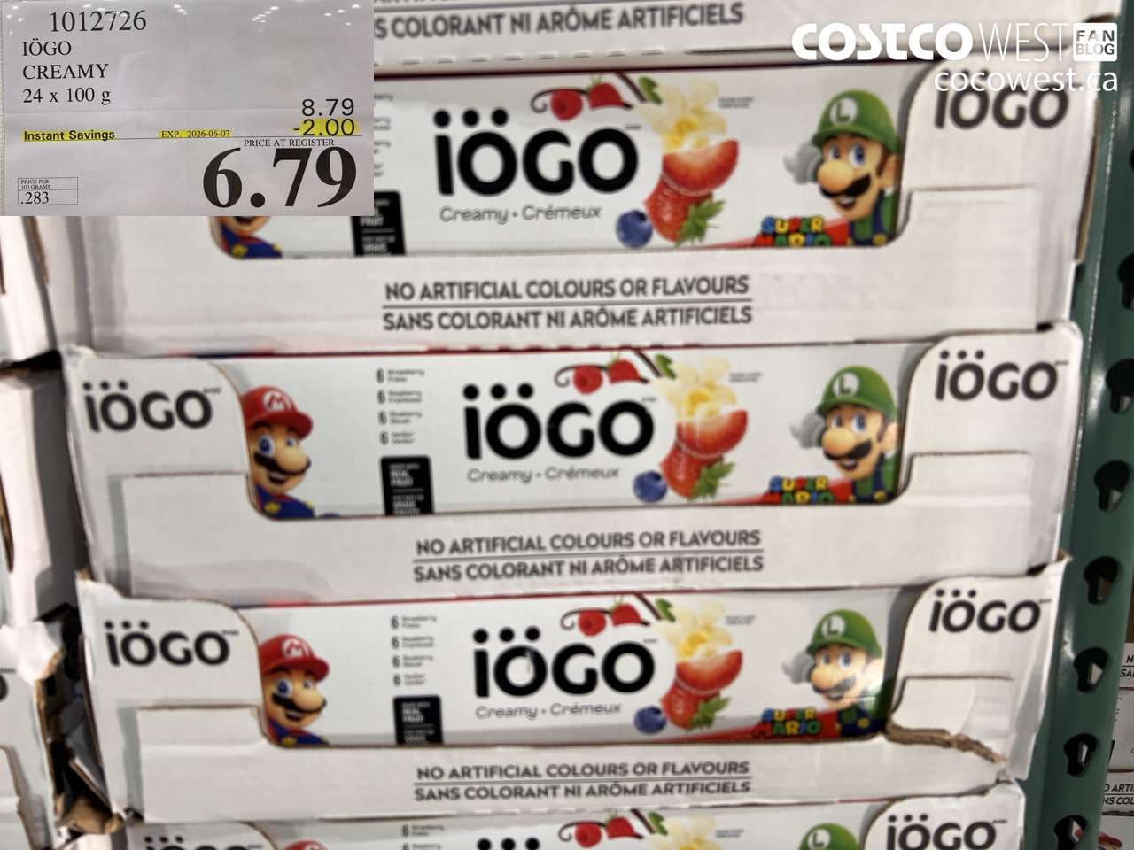 IÖGO CREAMY 24 X 100 G