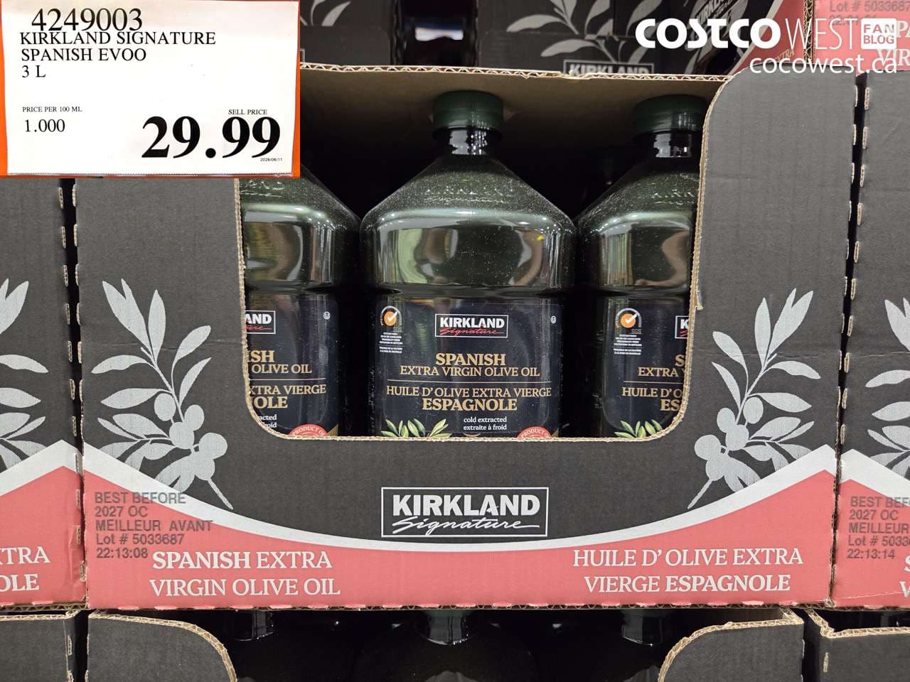 KIRKLAND SIGNATURE SPANISH EVOO 3 L