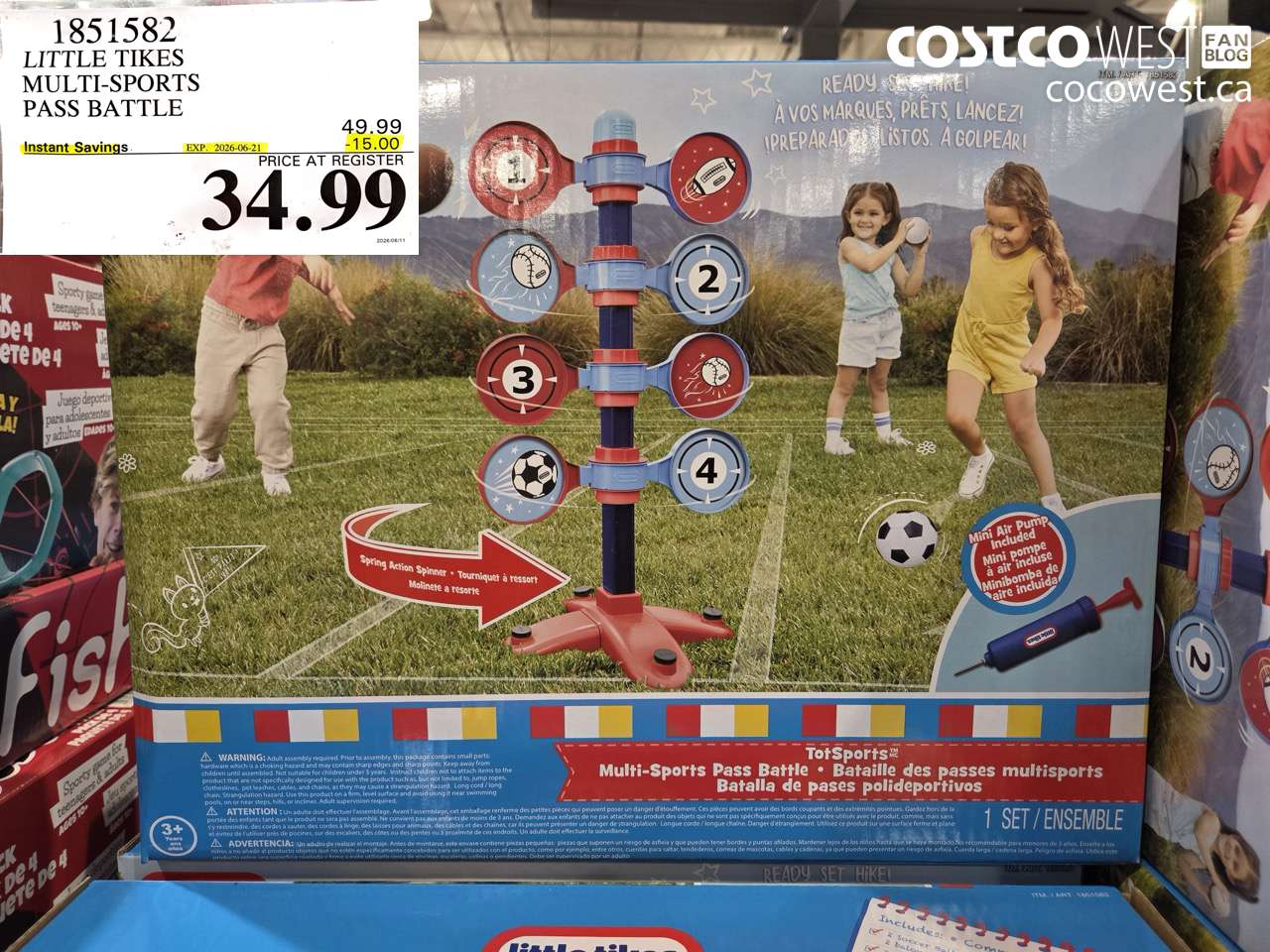 little tikes multisports pass battle