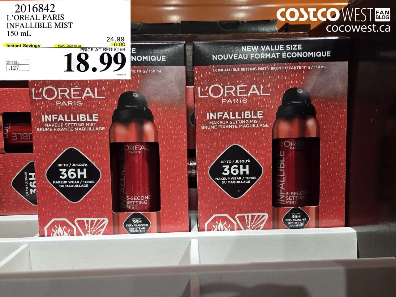 L’OREAL PARIS INFALLIBLE MIST 150 ML