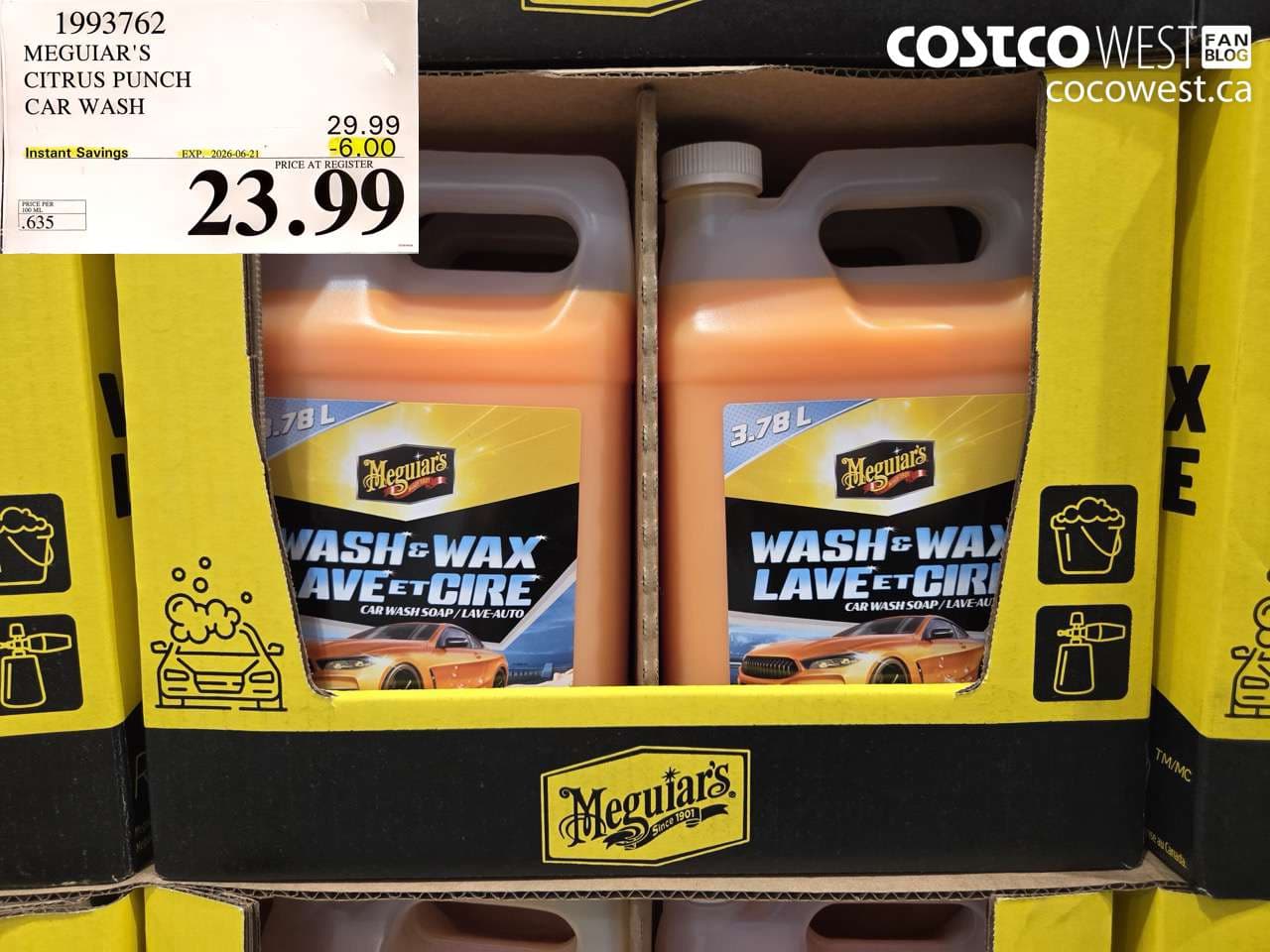 meguiars citrus punch car wash