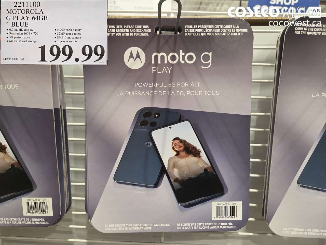 motorola g play 64gb blue