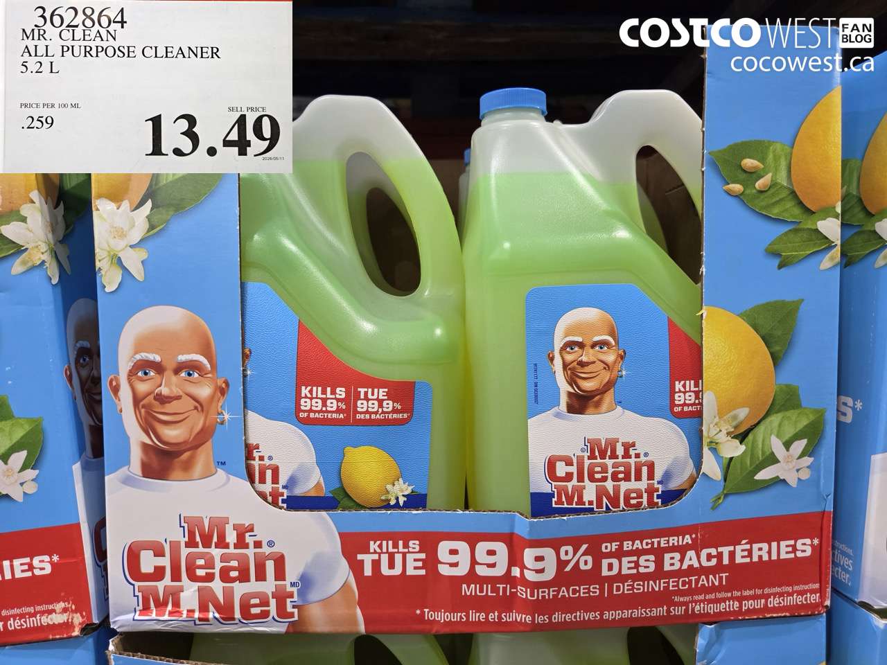 mr clean all purpose cleaner 52 l