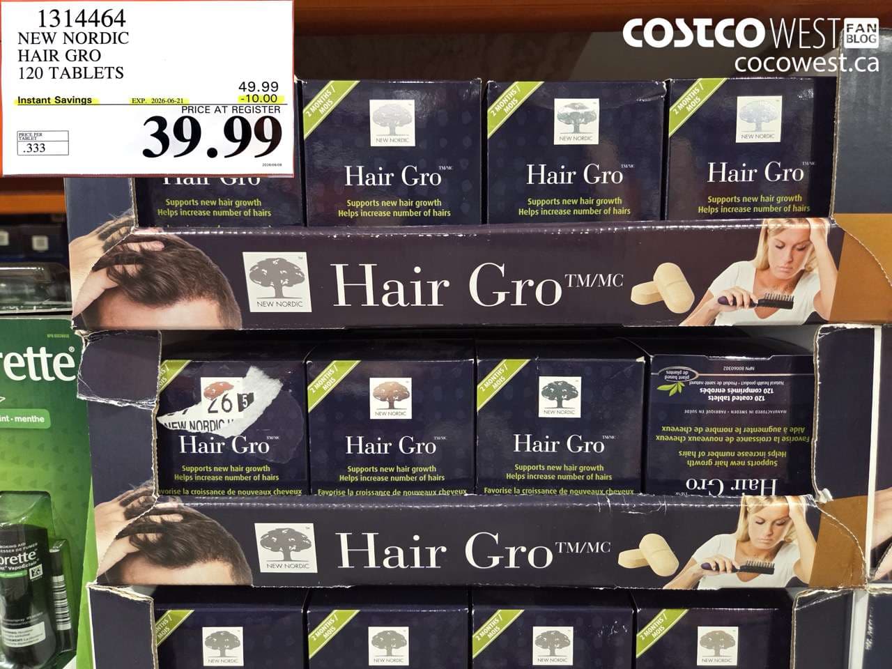 new nordic hair gro 120 tablets
