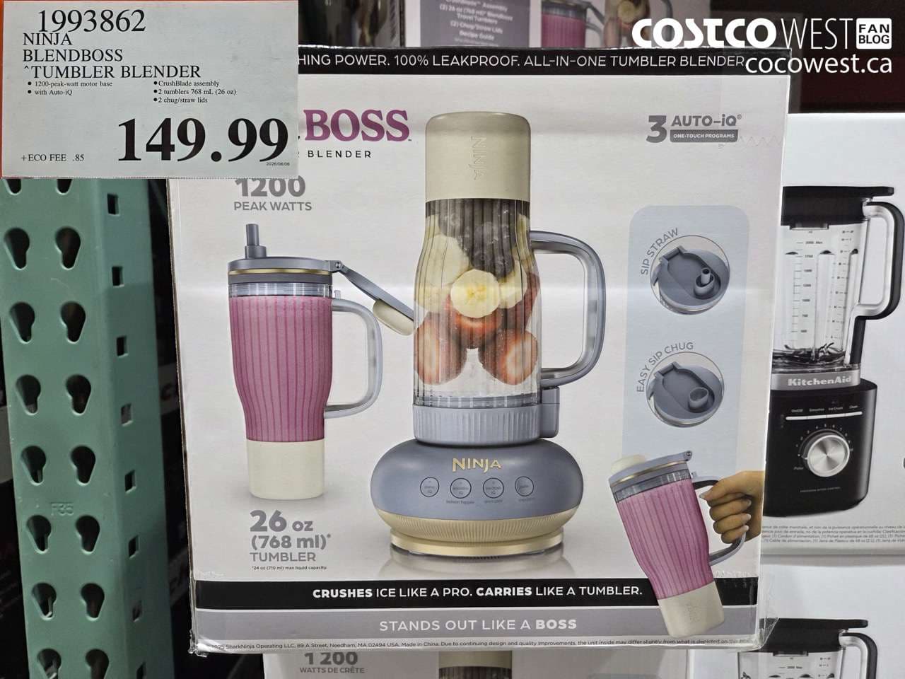 NINJA BLENDBOSS TUMBLER BLENDER