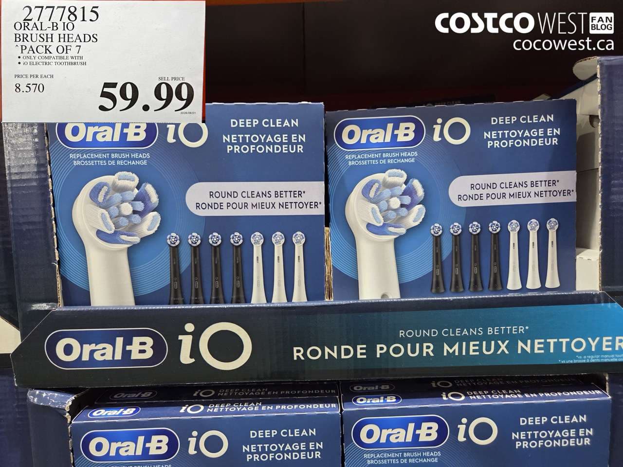 oralb io brush heads pack of 7