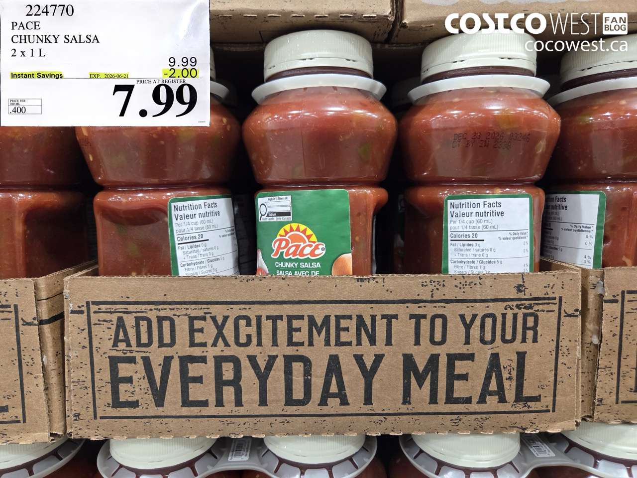 pace chunky salsa 2 x 1 l