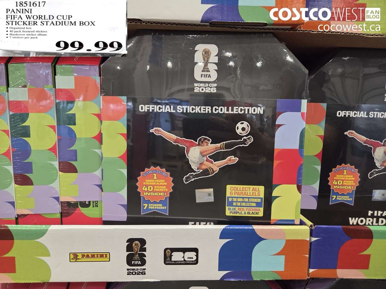 PANINI FIFA WORLD CUP STICKER STADIUM BOX