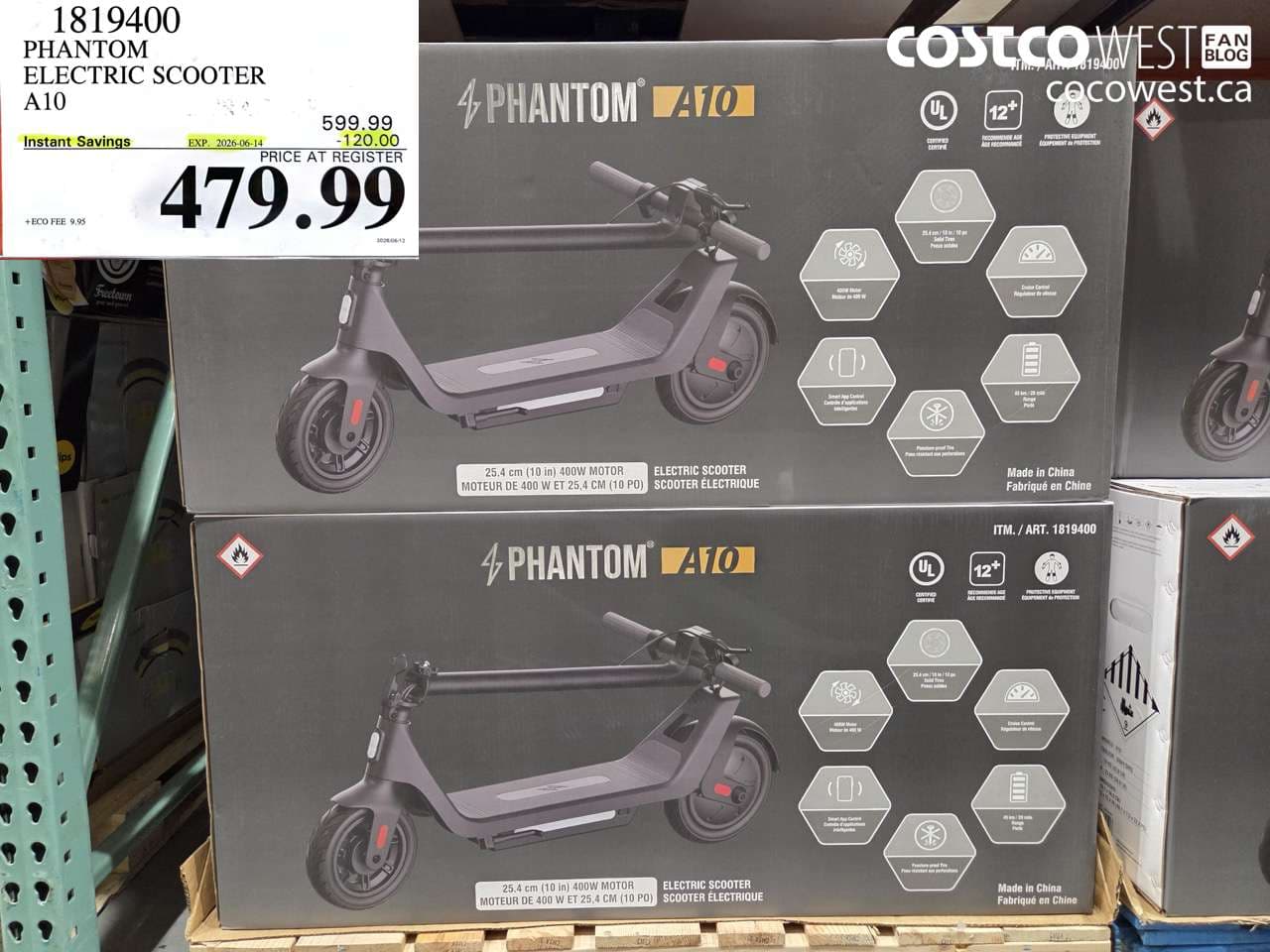 phantom electric scooter a10